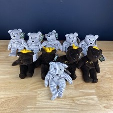 Salvinos Beanie Baby MLB Bambino's 1998 NY Yankees 6 Plus 4 Extras