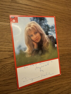 Dagmar Koller handsignierte Autogrammkarte