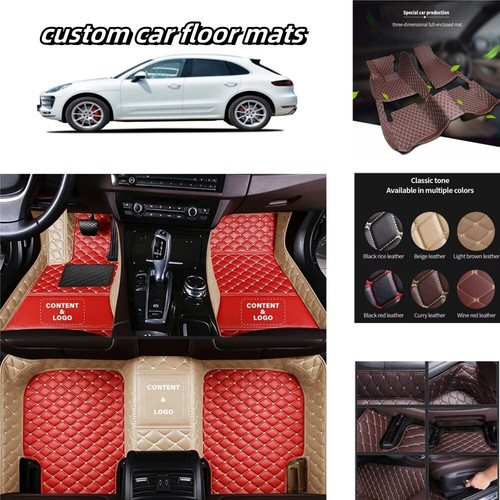 For Porsche 911 Cayenne Cayman Macan Car Floor Mats Custom Carpets Waterproof - Imagen 16 de 35