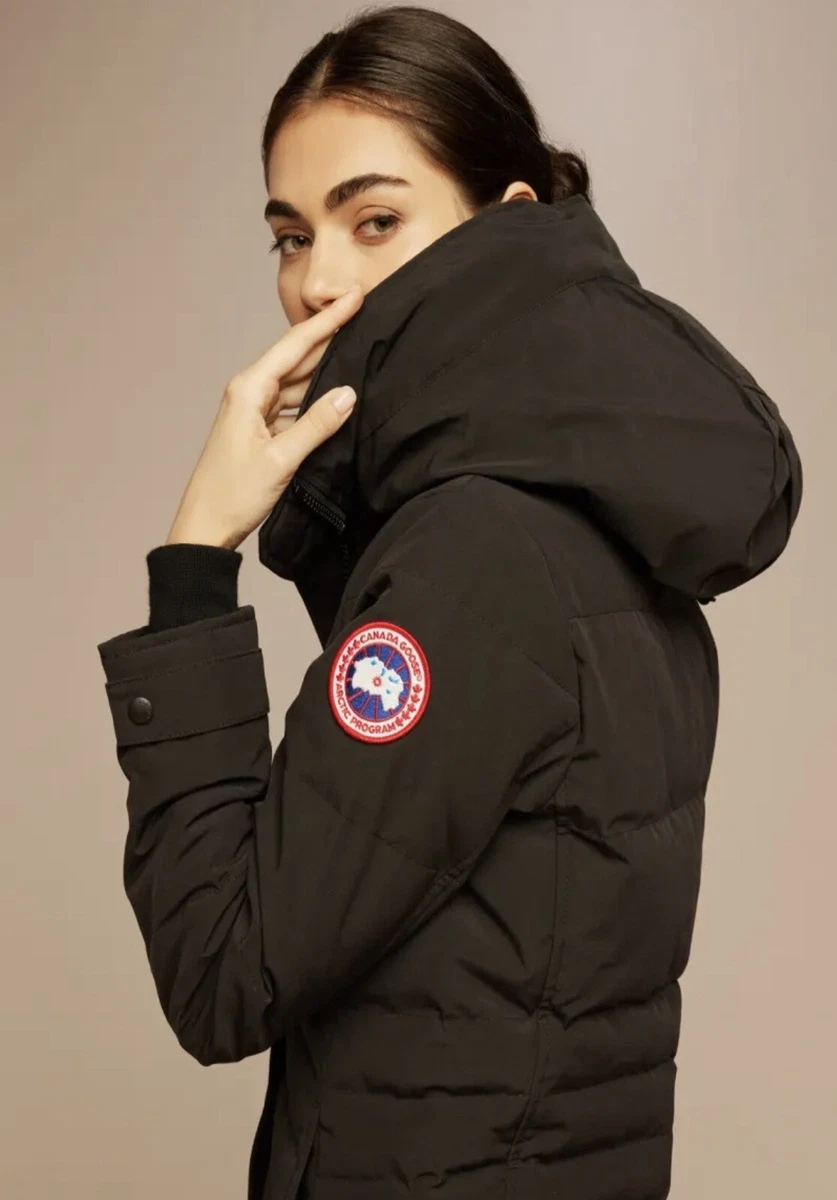 NWT CANADA GOOSE WOMEN'S SIZE XL BLACK LORETTE PARKA JACKET
