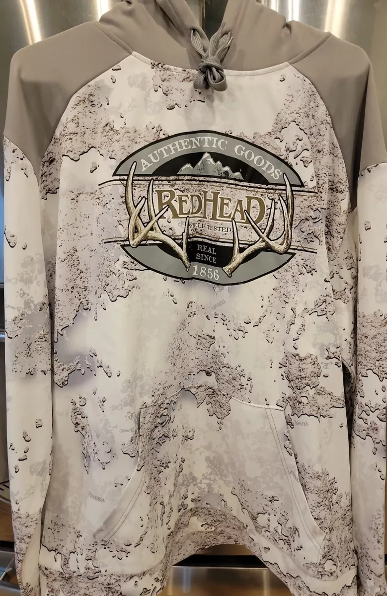 RED HEAD Brand True Timber Camo Hoodie Sweatshirt Size XL White gray NEW w/ TAGS