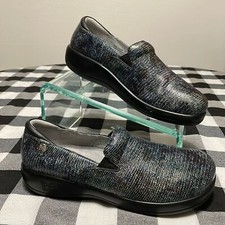 Alegria Keil Glimmer Glam Metallic Slip on Nursing Shoe KEL-292 Size 39/US 9