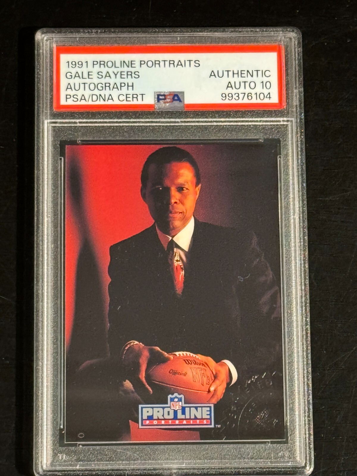 1991 Proline Portraits Autograph Gale Sayers Autographed Signed PSA Auth / DNA Auto 10 