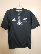ALL BLACKS HOME PERFORMANCE JERSEY  SIZE MEDIUM( MENS) 1987/2011 WORLD CHAMPS SH