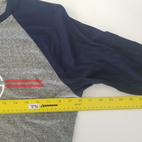 SWAGG GENIUS Usa Made T-Shirt Men's Small S Gray Raglan Jersey Swag - Picture 12 of 12