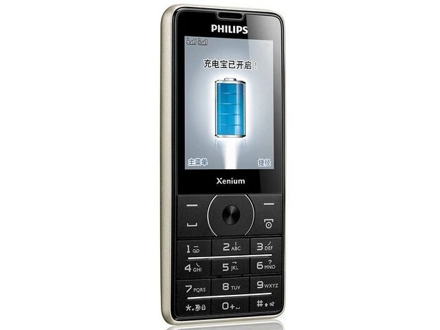 Teléfono celular Philips Xenium X1560 Champagne 100 días doble SIM en espera GSM 2G X1561 Foto 3 de 4