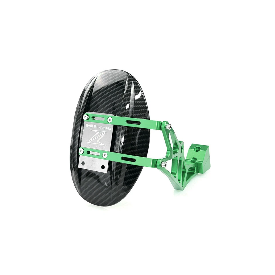 Guardabarros guardabarros guardabarros de fibra de carbono real 3K para Z1000 2014-2020 Foto 3 de 4