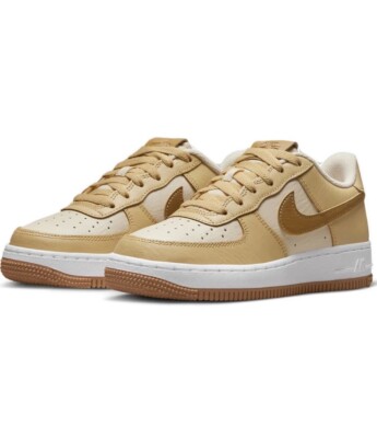 Nike Air Force LV8 Pearl White/Ale Brown/Sesame/White Junior