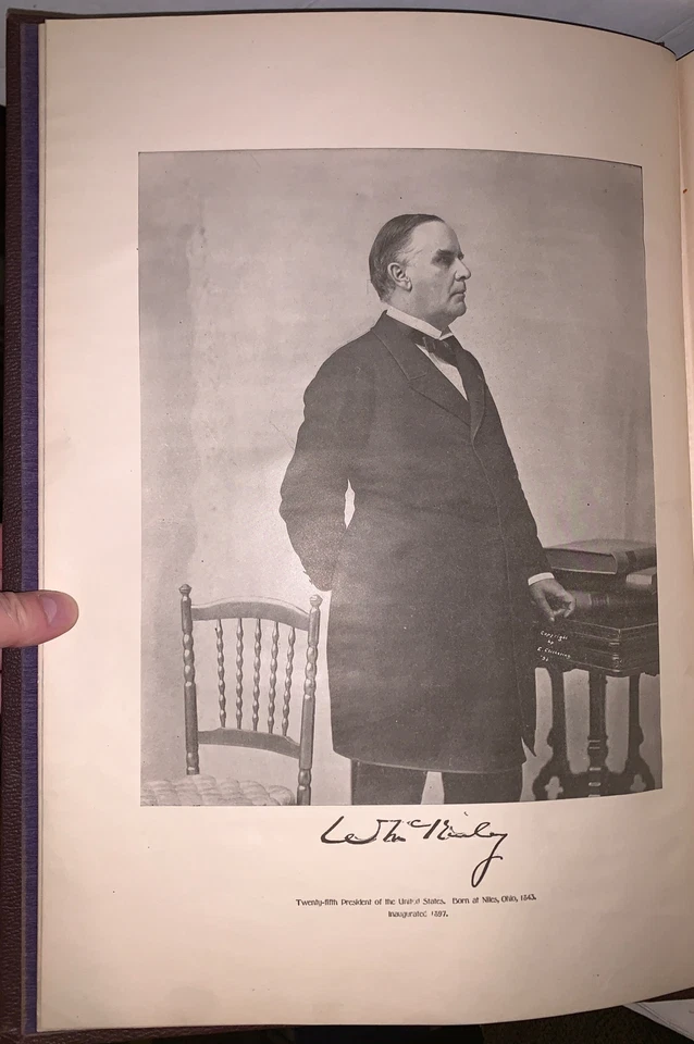 1900, 1st Ed, FOLIO, WRIGHT'S HISTORY OF SPANISH-AMERICAN WAR, ILLUSTATED, VG Foto 2 de 4