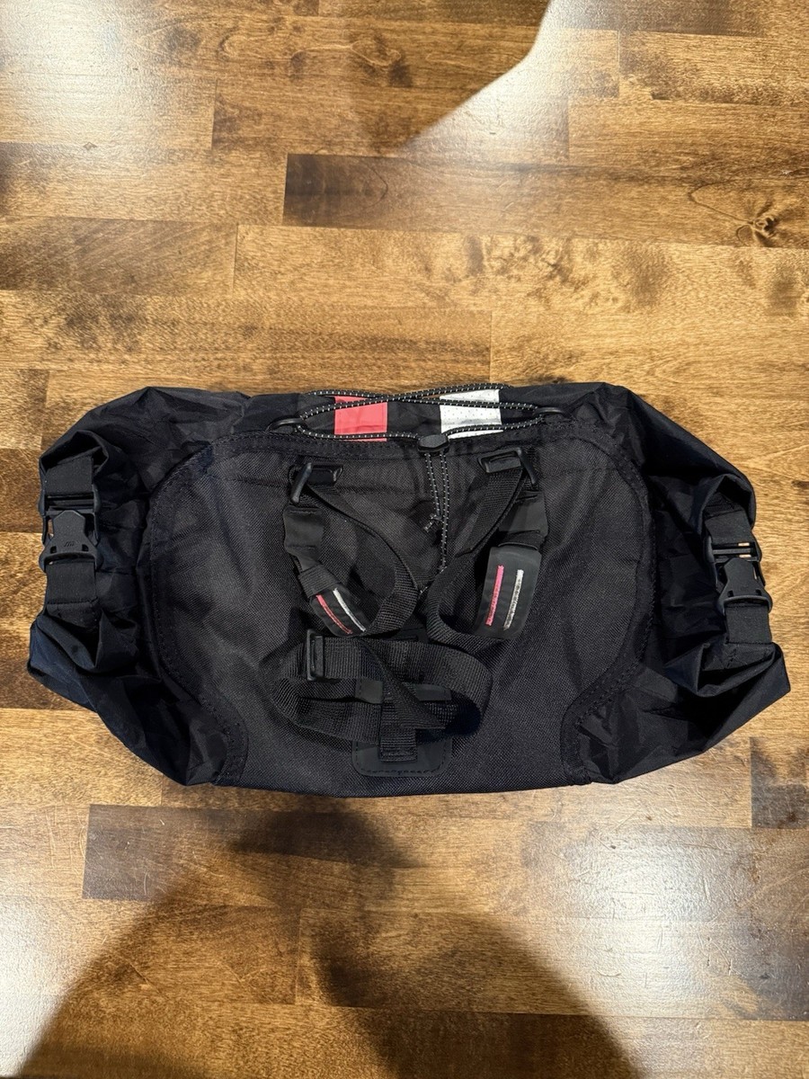 APIDURA Rapha Bar Bag Black Hi Vis Pink Pack Light. Travel Far