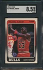 1988 FLEER BASKETBALL #17 MICHAEL JORDAN SGC 8.5 NM-MT+ HOF