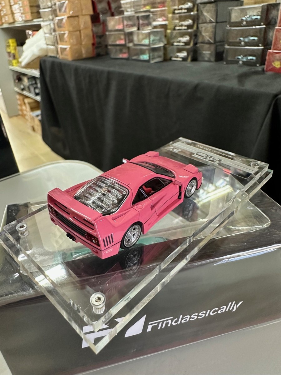 F40 GTE 1995 ピンク　1/64 ミニカー Finclassically 1/64 フェラーリ F40 ローズウォーターピンク