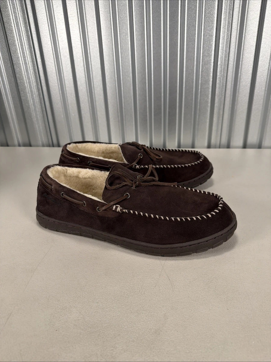 Eddie Bauer Moccasin Suede Slippers for Men for sale | eBay display picture 2