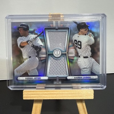 Topps 2026 Derek Jeter Aaron Judge Dual Relics 99/199 - Judge Jersey Match