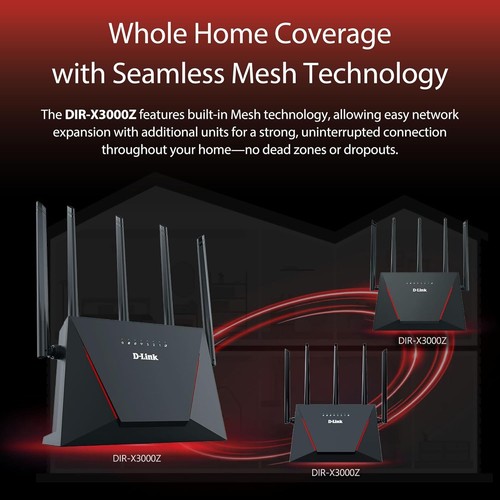 AX3000 WiFi 6 Router - High-Speed WiFi Router for NBN - Advanced Gaming Router w - Picture 7 of 9