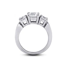 2 1/4ct G SI2 Round Natural Diamonds 18kw Gold Classic Three-Stone Ring