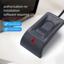 Capacitive Fingerprint Scanner For Wins 10 11 12 Biometric USB Login Device ABS