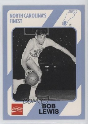 1989 Collegiate Collection/Coca-Cola North Carolina's Finest Bob Lewis #69 0ez5