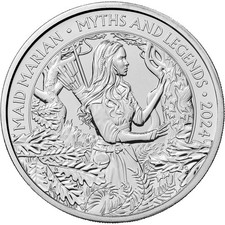 2024 UK £5 Myths & Legends - Maid Marian BU