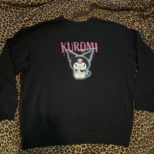 UNIQLO x Sanrio KUROMI Sweatshirt Long Sleeve Women’s medium new 
