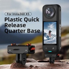 Quick-Release Cold Shoe Mount 1/4 Base Cameras Tripod for Insta360 X5/Ace Pro 2