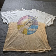Vintage Pink Floyd Wish You Were Here Graphic Tee Shirt Small Medium Band 90s