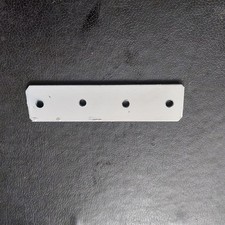 4x 7" / 18cm lang x 30mm breit Weißmetall Verbindungsstreifen für Heimwerkeraufgaben. Neu
