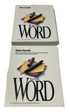 Microsoft WORD Version 6.0 User' Guide Paperback 1993 Microsoft Quick Results