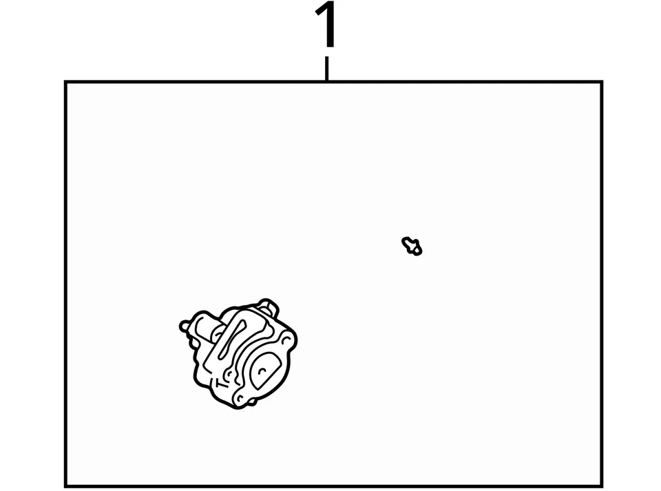 Bomba de columna de dirección asistida Toyota Highlander 2001-2003 OEM UN6SS Foto 3 de 3