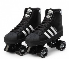 Adidas Superstar 82 Skate Black/White Womens Size 6.5 JI3535 NEW