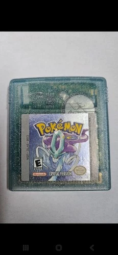 Pokemon Crystal Edition Gameboy Color [Authentic] Original Working Battery