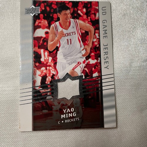 Yao Ming #GA-YM 2008 Upper Deck Game Jersey card