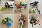 Vintage TMNT Ninja turtles Lot Of 22 Figures 2 Vehicles