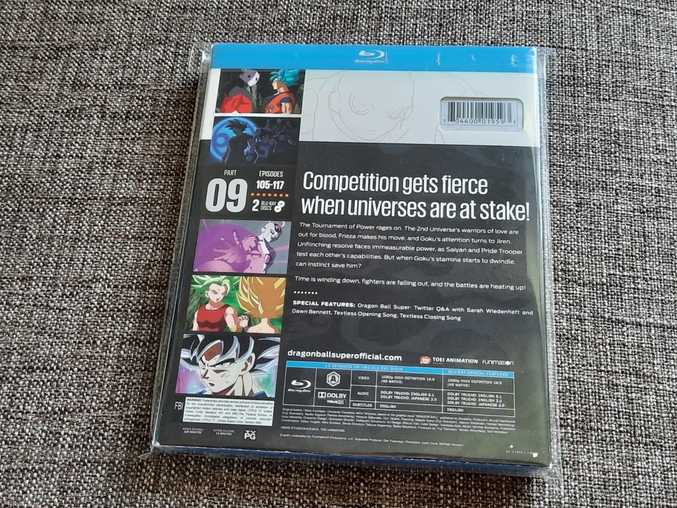 DRAGON BALL SUPER Part Season 9 Blu-Ray USA w/ Slipcover Anime Dragonball - Bild 2 von 4