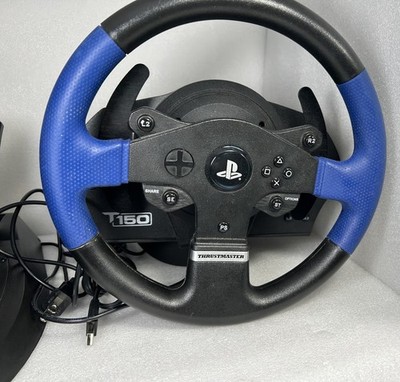 Sony PlayStation Thrustmaster T150 Racing Steering Wheel & Pedals Tested Working