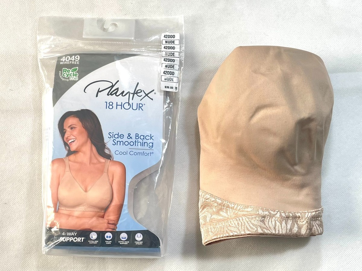 NWT Playtex Women's 42DDD 18 Hour Cool Comfort Smoothing Wireless