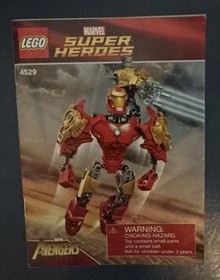 LEGO Marvel Super Heroes Buildables: IRON MAN ~ 4529 ~Retired 2012~100% Complete