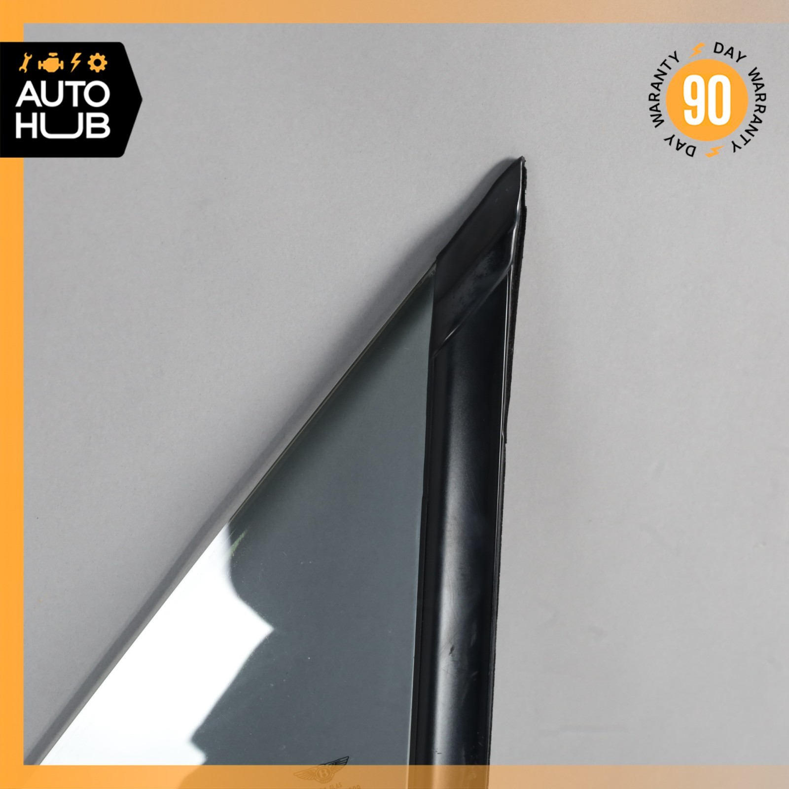 07-11 Bentley Continental GTC Front Left Side Door Vent Window Glass OEM