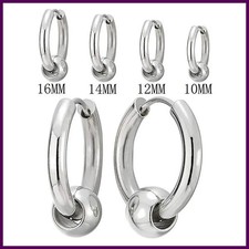 Gold-Color IP Plating 316 Stainless Steel Circular 8 10 12 14 16mm Ball Hoop