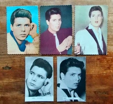 Cliff Richard  5 old Postcards by Valex, Blackpool Circa 1960's Free UK Tracked