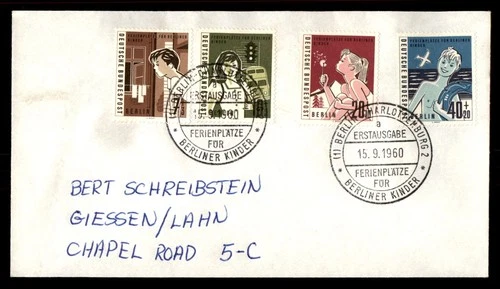 Mayfairstamps Germany FDC 1960 Children Combo First Day Cover aax_14429