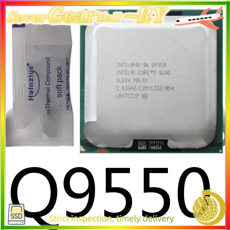 Intel Core 2 Quad Q9550 LGA 775/Socket T Computer Processors for