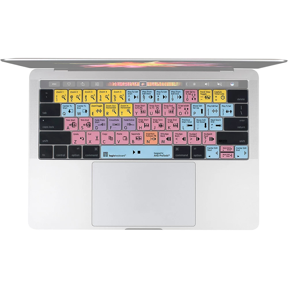 Логическая клавиатура Avid Pro Tools для MacBook Pro skin