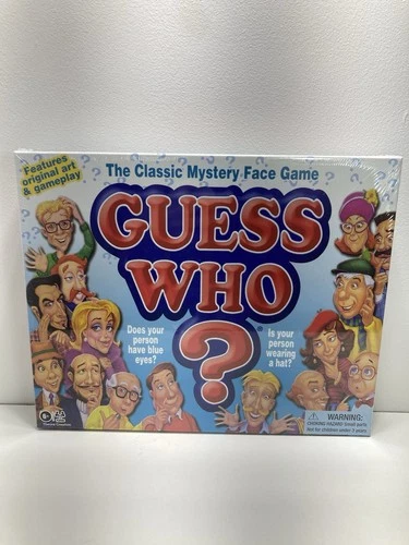 Guess Who Board Game - Family Game Night Kids 6+ & Adults Original Retro Classic