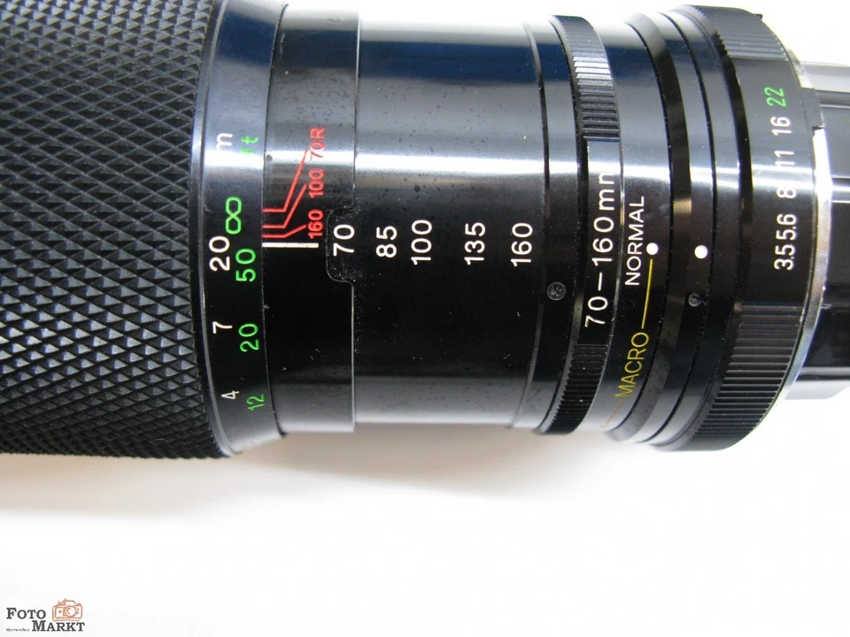 Objetivo Tele-Zoom Macro Soligor 3,5/70-160mm Para Montura Minolta MD X-700 XD7 - Imagen 2 de 4