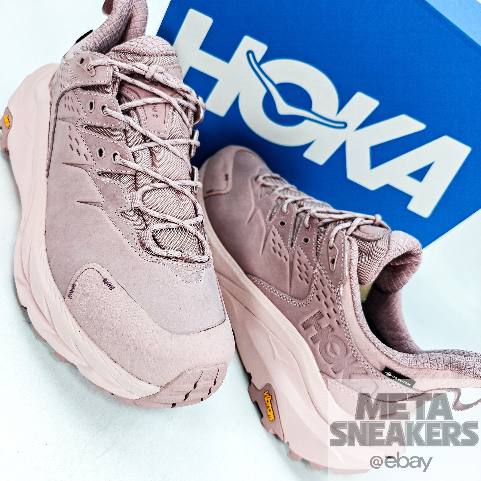 Hoka One One GTX US 12 Men's Pale Peach Outdoors Vibram Kaha 2 Low Gore Tex New thumbnail 16