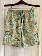 Salt Life Boys Swim Trunks Shorts Large Tropical Excellent Preowned Condition