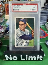 1952 Bowman - Yogi Berra #1 AMAZING RARE PSA 7 Pop 111…71 Higher