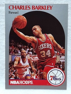 Charles Barkley #225 1990 NBA Hoops Philadelphia 76ers 