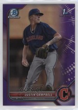 2022 Bowman Draft Chrome Purple Refractor 178/250 Justin Campbell #BDC-113 1ed8